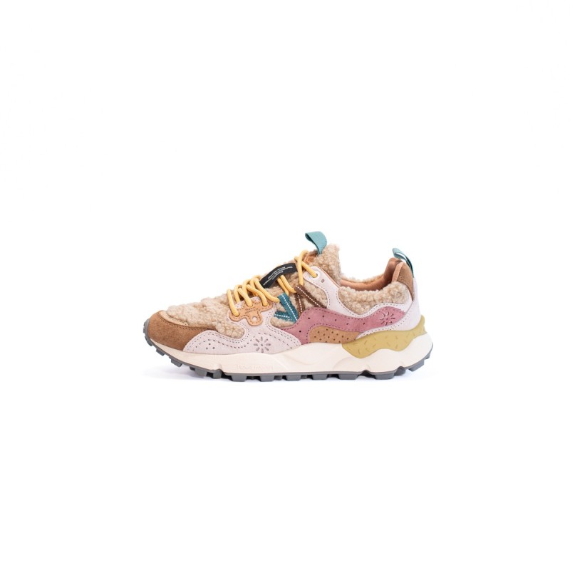 FLOWER MOUNTAIN Basket Yamano 3 Teddy Light Brown
