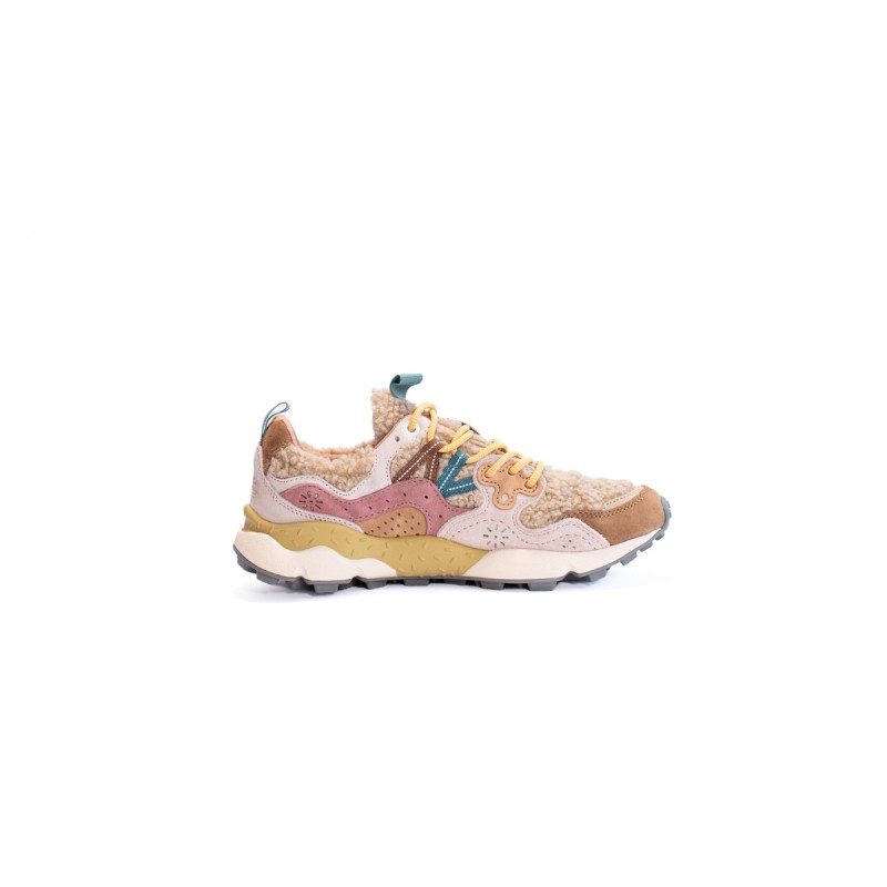 FLOWER MOUNTAIN Basket Yamano 3 Teddy Light Brown
