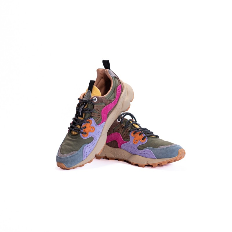 FLOWER MOUNTAIN Basket Yamano 3 Kaki Multi