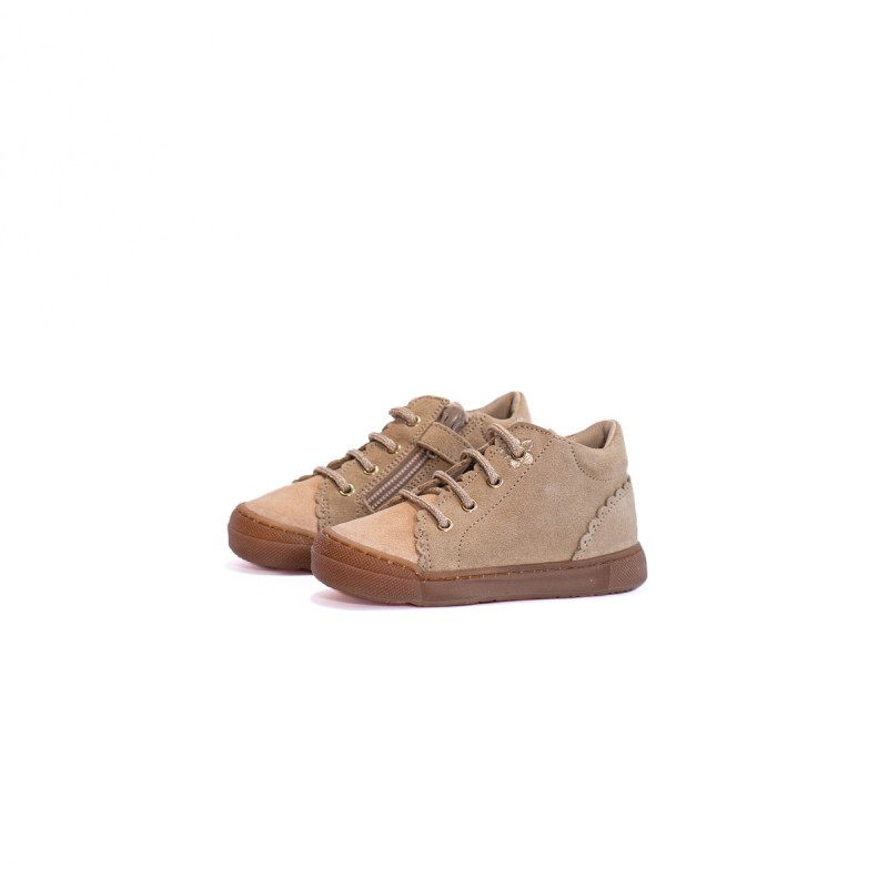 FALCOTTO Ateny Zip Suède Sand Vanilla