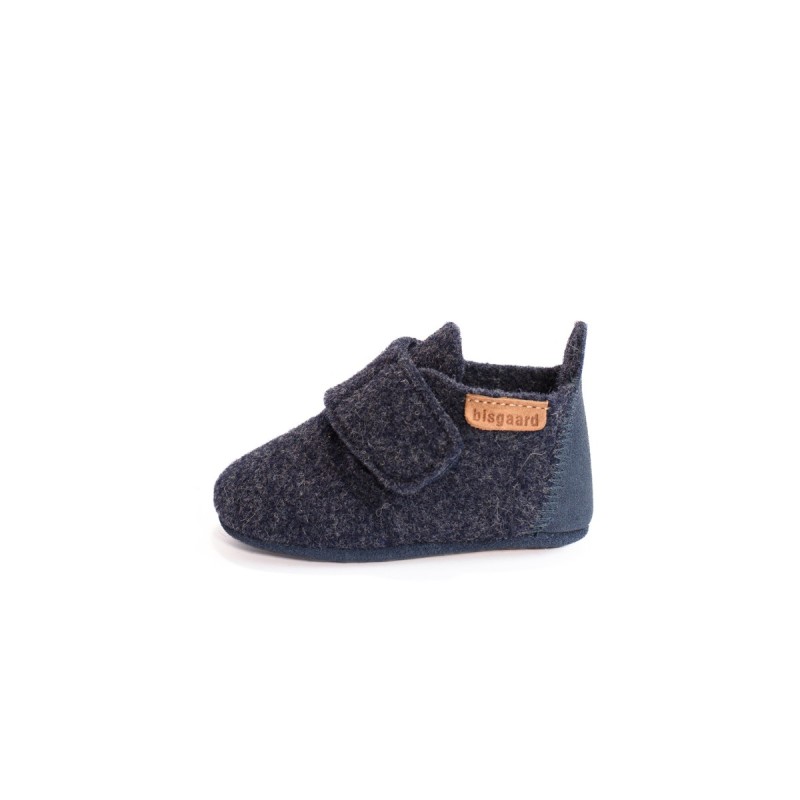 BISGAARD Chaussons Baby Wool Blue