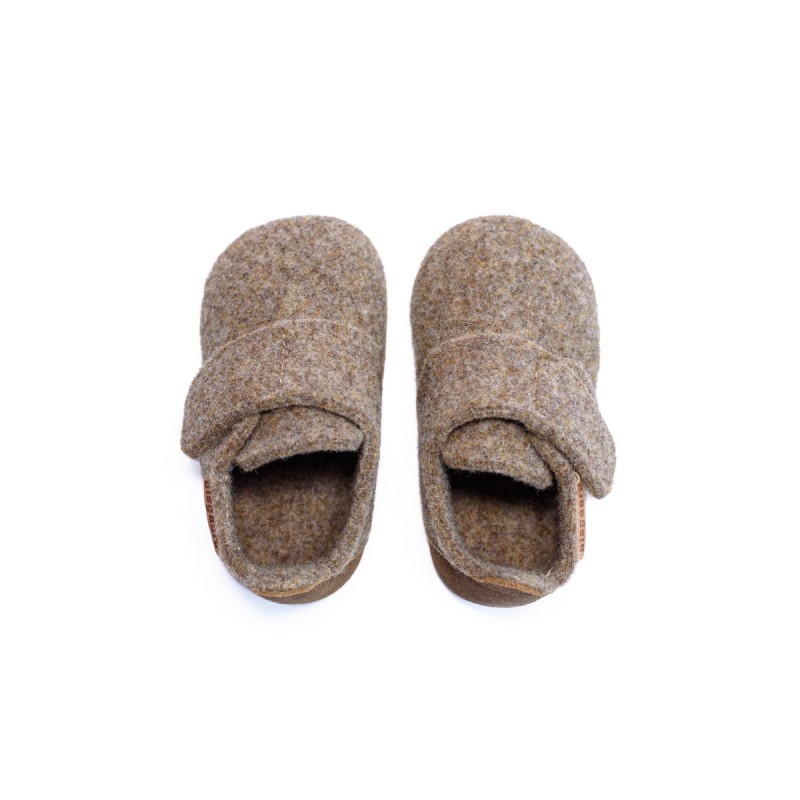 BISGAARD Chaussons Baby Wool Camel