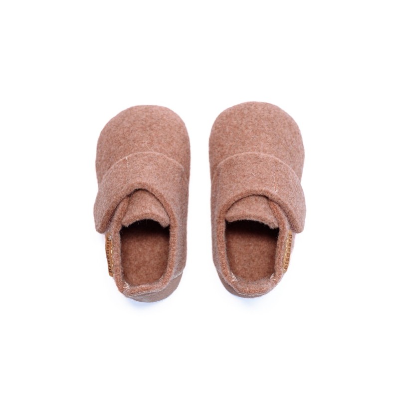 BISGAARD Chaussons Baby Wool Rose