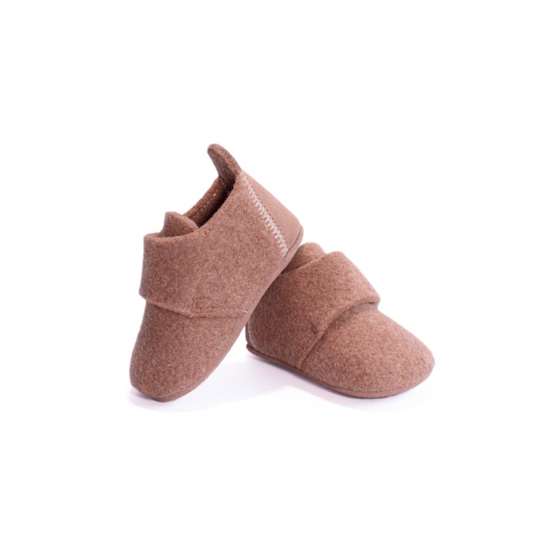 BISGAARD Chaussons Baby Wool Rose
