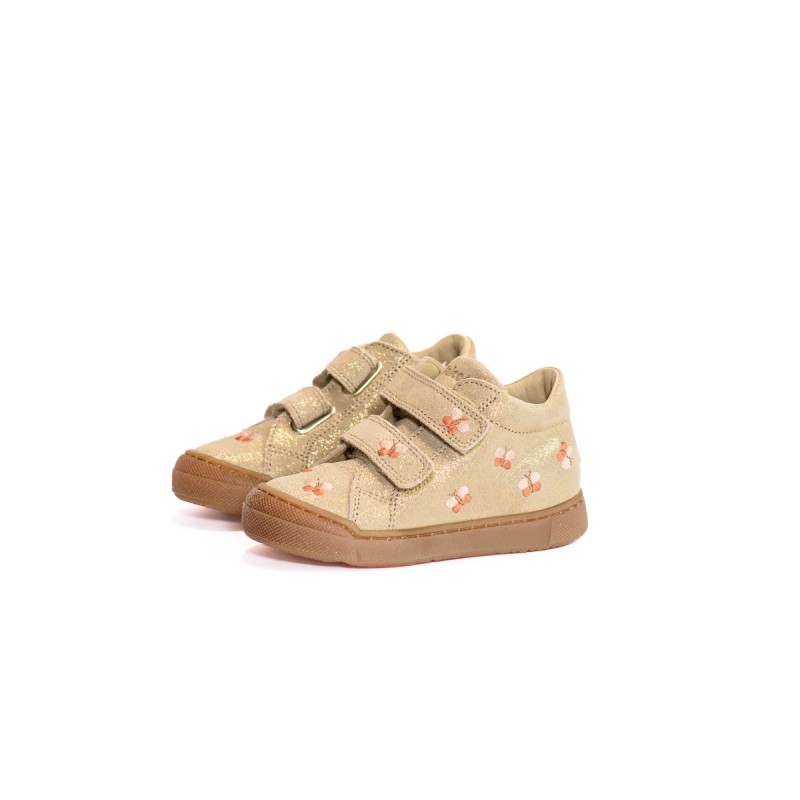 FALCOTTO Snopes VL Butterfly Suède Glitter Plat