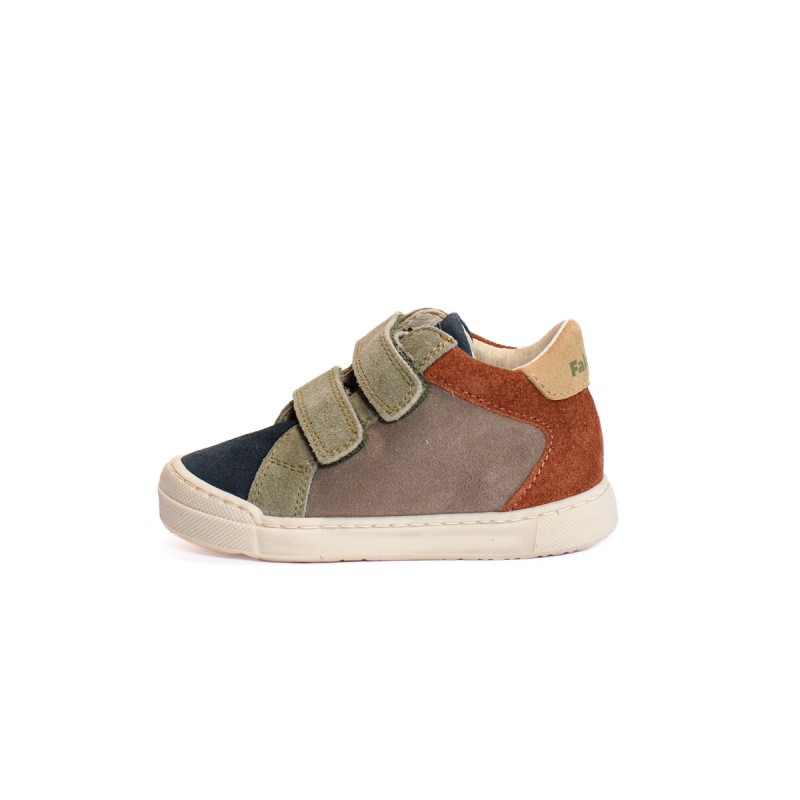 FALCOTTO Patiula VL Suède Wax Mud Navy Copper