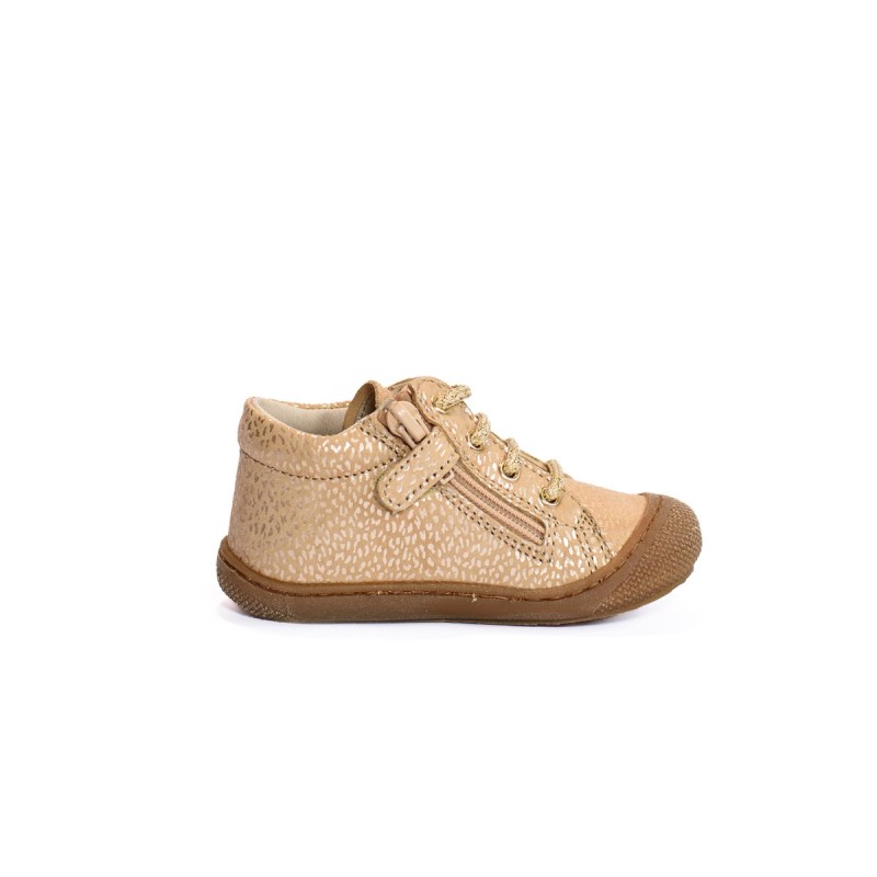 NATURINO Cocoon Zip Suède Savage Sand