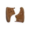 NATURINO Sally Boots Daisies Suède Brown