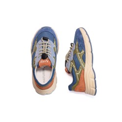 NATURINO Yambe Suède/Net Azure Militare Copper