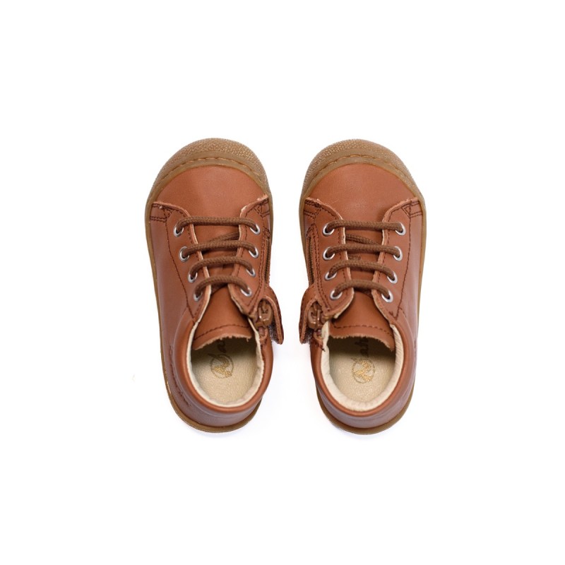 NATURINO Cocoon Zip Nappa Cuoio
