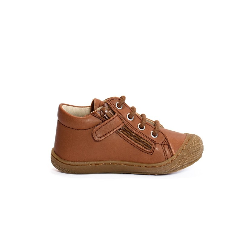 NATURINO Cocoon Zip Nappa Cuoio