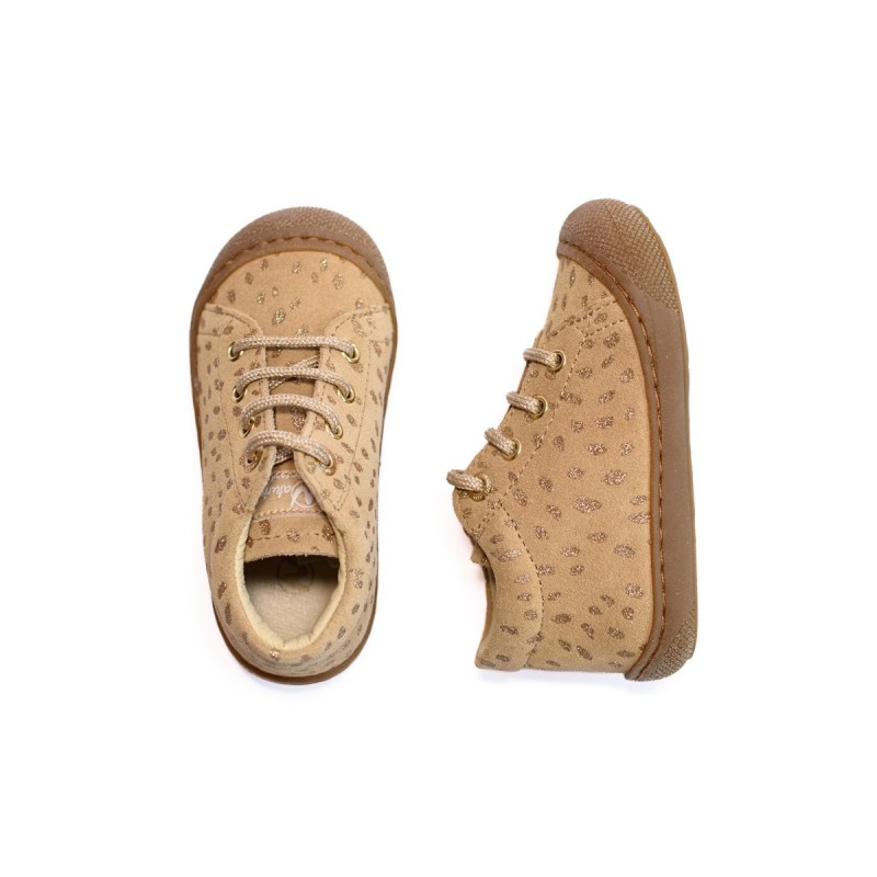 NATURINO Cocoon Suède Cerbiatto Sand-Platinum