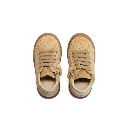 NATURINO Eindhoven High Zip Suède Cerbiatto/Glitter
