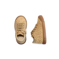 NATURINO Eindhoven High Zip Suède Cerbiatto/Glitter