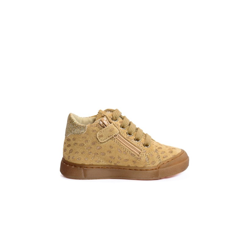 NATURINO Eindhoven High Zip Suède Cerbiatto/Glitter