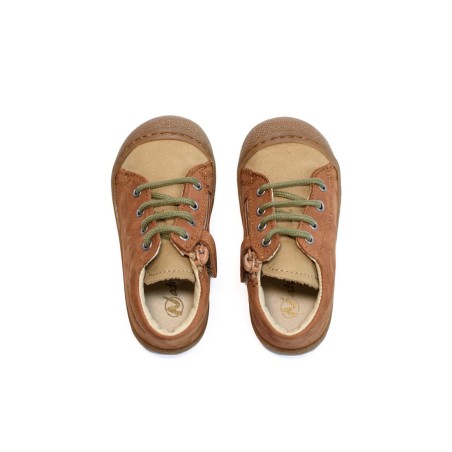 NATURINO - Cocoon Zip Nabuk Brown Sand