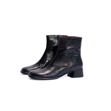 LES VENUES Boots D251/L Lizard Nero