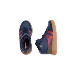 GOLA Basket Talon Trainer Navy Deep Red Khaki Gum
