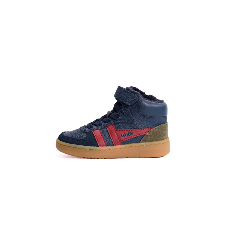 GOLA Basket Talon Trainer Navy Deep Red Khaki Gum
