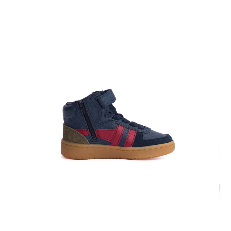 GOLA Basket Talon Trainer Navy Deep Red Khaki Gum