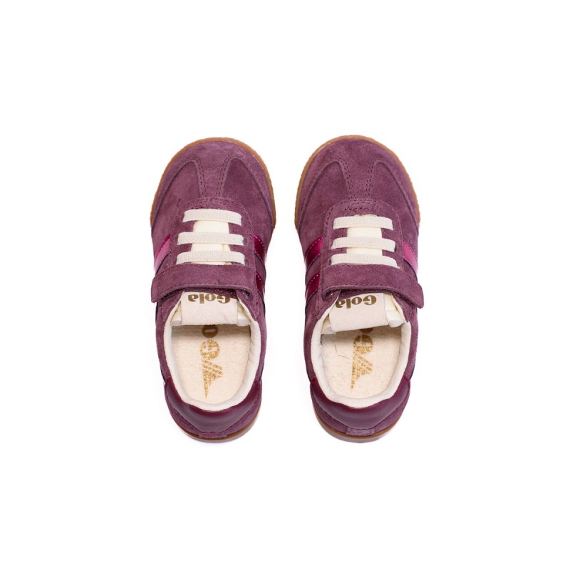 GOLA Basket Elan Glitz Strap trainer Wine Fuschia Cerise