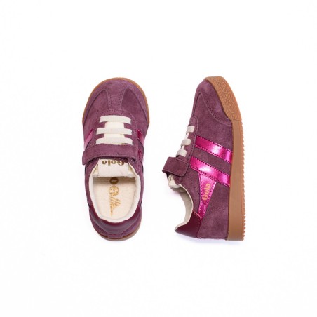 GOLA Basket Elan Glitz Strap trainer Wine Fuschia Cerise