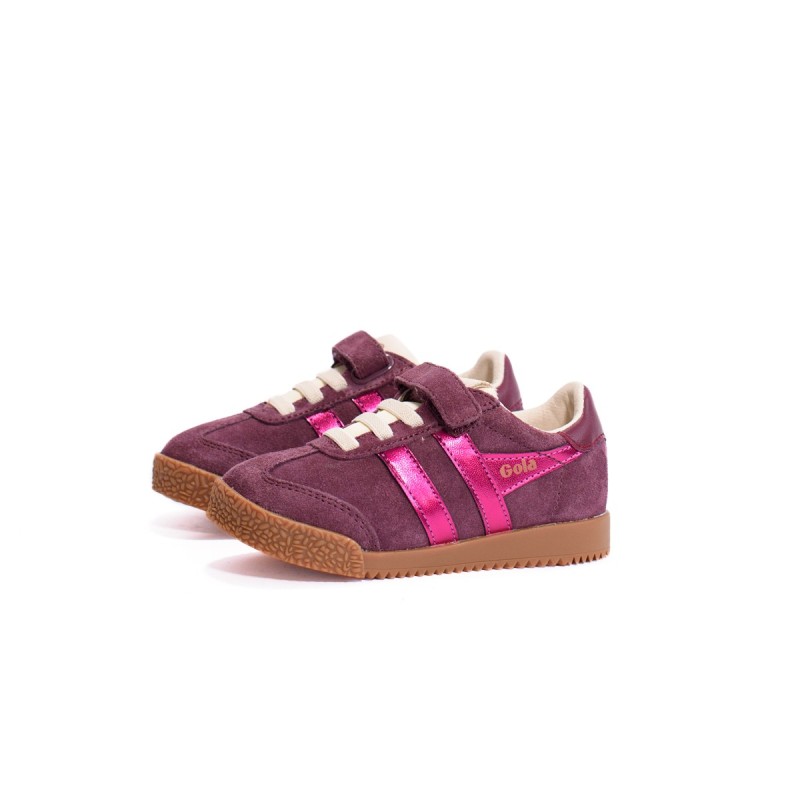 GOLA Basket Elan Glitz Strap trainer Wine Fuschia Cerise