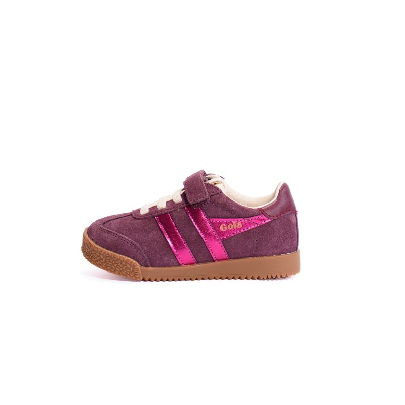 GOLA Basket Elan Glitz Strap trainer Wine Fuschia Cerise
