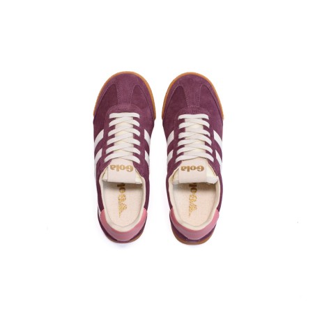 GOLA Basket Elan Trainer Windsor Wine Off White Coral Pink
