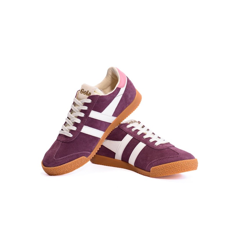 GOLA Basket Elan Trainer Windsor Wine Off White Coral Pink