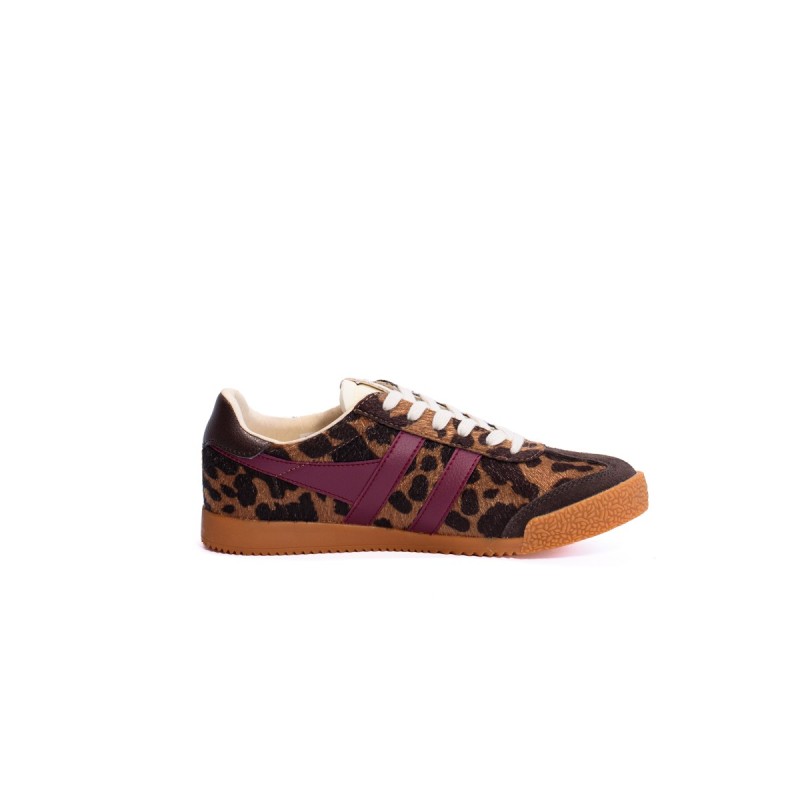 GOLA Basket Elan Savanna Trainer Tan Cow Cerise Mocha