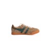 GOLA Basket Elan Savanna Trainer Tan Cheetah Tobacco Green
