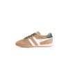 GOLA Basket Sprinter Suède Trainer Light Caramel White Evergreen