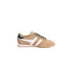GOLA Basket Sprinter Suède Trainer Light Caramel White Evergreen