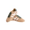 GOLA Basket Sprinter Suède Trainer Light Caramel White Evergreen
