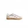 GOLA Basket Viper Metallic Trainer Silver White Gum