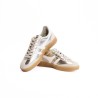 GOLA Basket Viper Metallic Trainer Silver White Gum