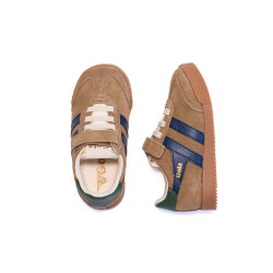 GOLA Basket Elan Strap Trainer Tobacco Navy Evergreen