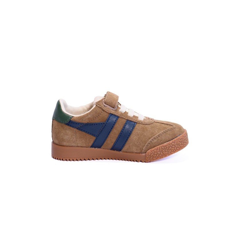 GOLA Basket Elan Strap Trainer Tobacco Navy Evergreen