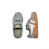 GOLA Basket Hawk Suède Strap Trainer Green Mist White Gum