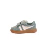 GOLA Basket Hawk Suède Strap Trainer Green Mist White Gum