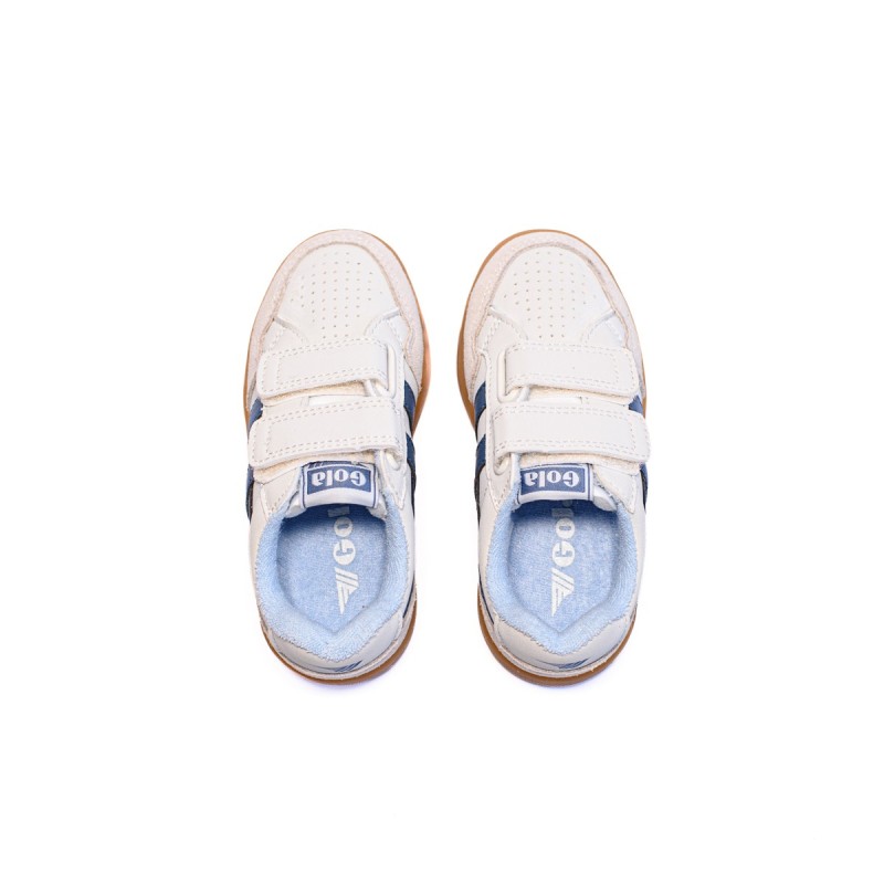 GOLA Basket Eagle Strap Trainer Off White Moonlight Air Gum