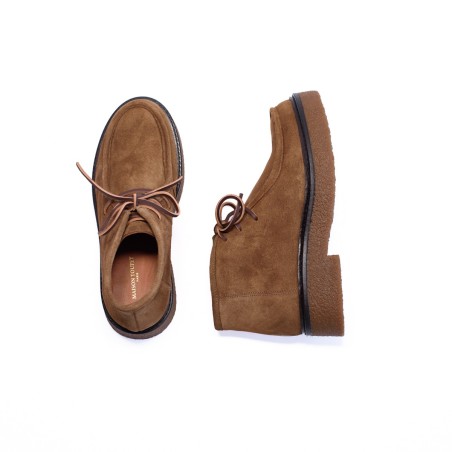 MAISON TOUFET Ava Cuir Velours Taupe