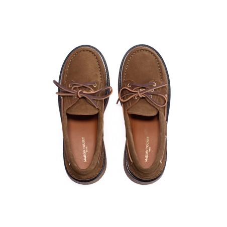 MAISON TOUFET Tina Cuir Velours Taupe