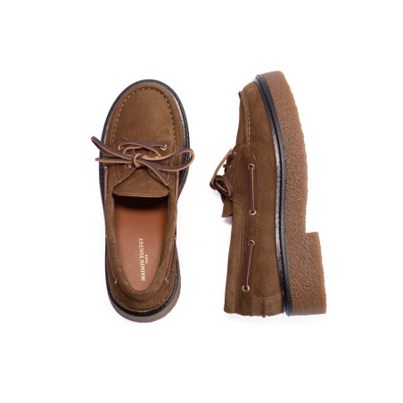 MAISON TOUFET Tina Cuir Velours Taupe