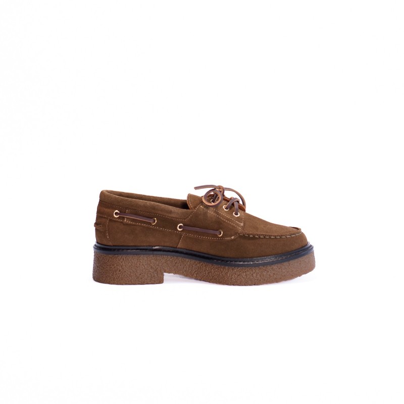 MAISON TOUFET Tina Cuir Velours Taupe