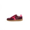 MAISON TOUFET Solveig Cuir Velours Bordeau Fuscia