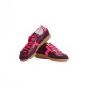 MAISON TOUFET Solveig Cuir Velours Bordeau Fuscia