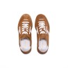 MAISON TOUFET Solveig Cuir Velours Camel Blanc