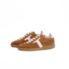 MAISON TOUFET Solveig Cuir Velours Camel Blanc